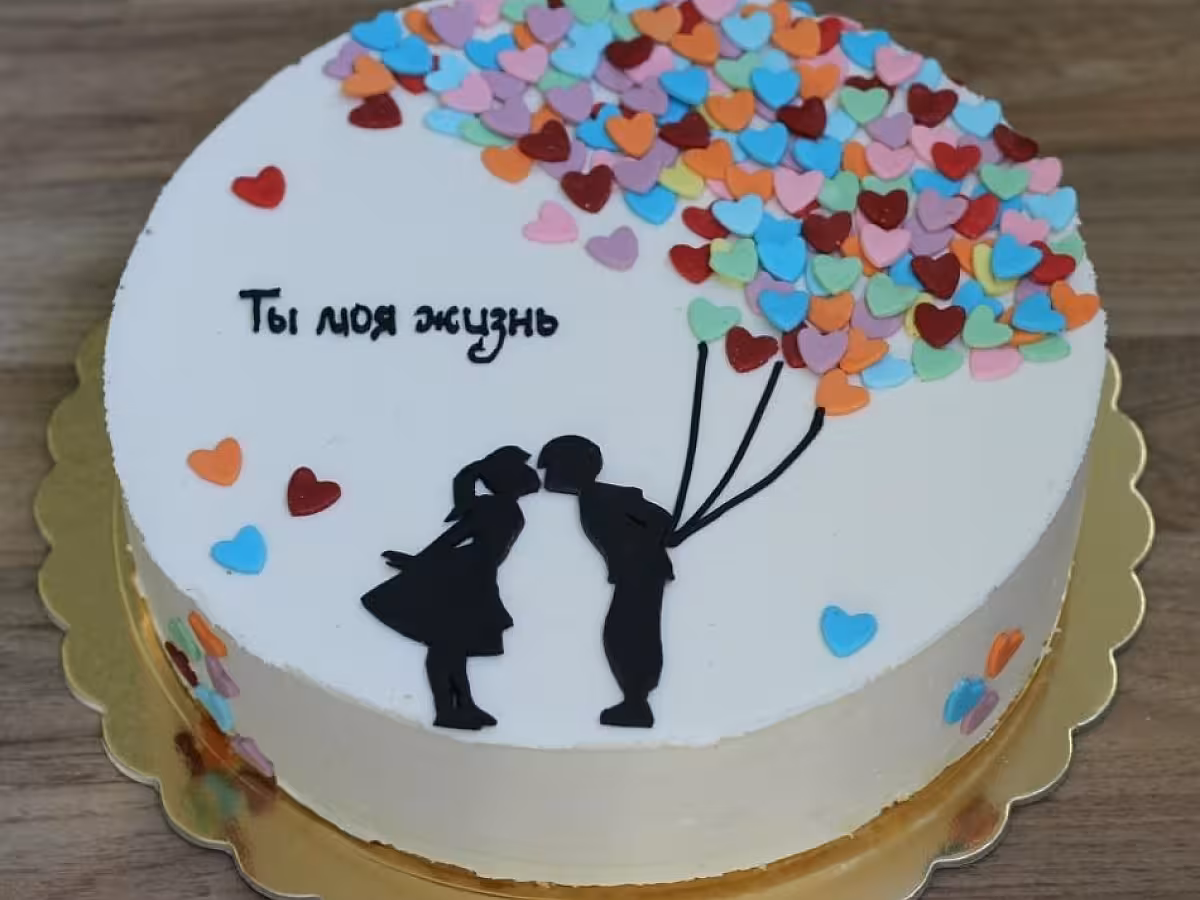 Торт на 4-ю годовщину свадьбы